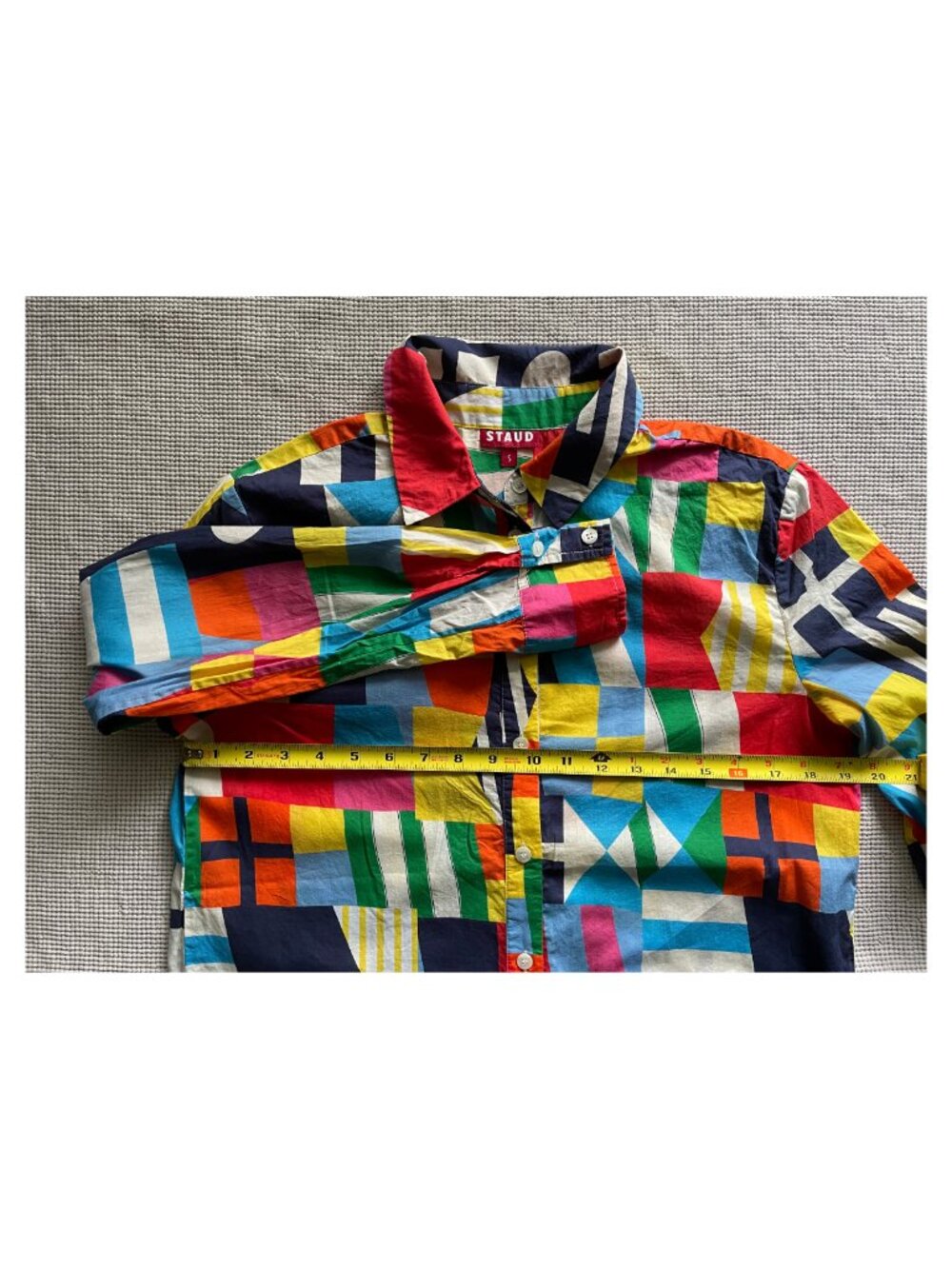 STAUD Maxi Shirt Dress / Vita Dress - Size S - Pre-Owned - Very Good Condition - Picture 10 of 15